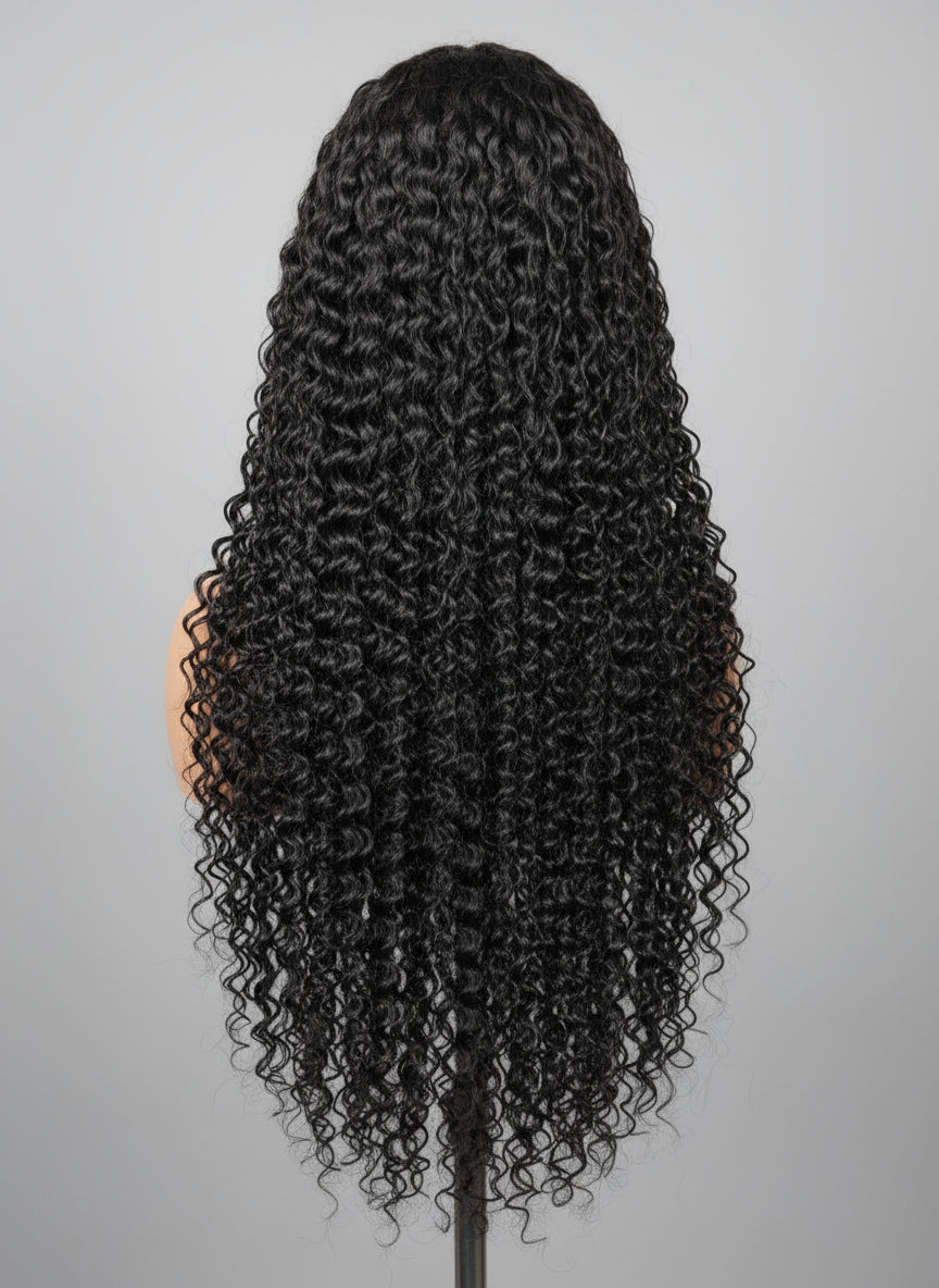 Spanish Curly Wig - Transparant