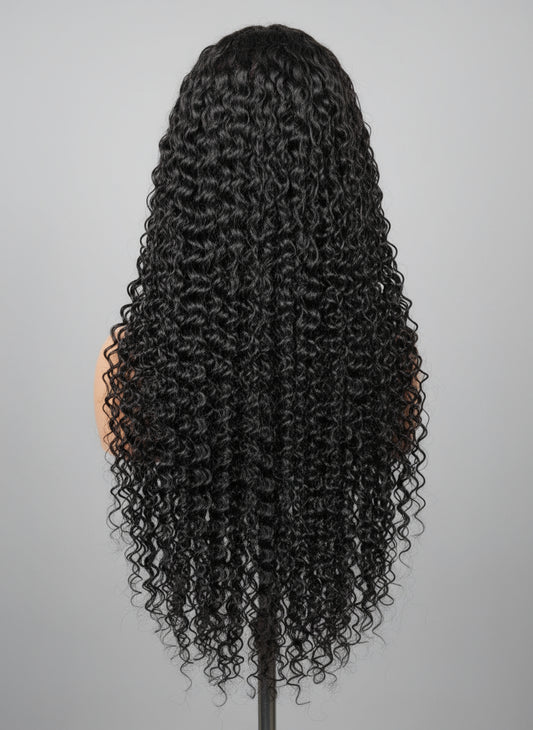 Spanish Curly Wig - Transparant
