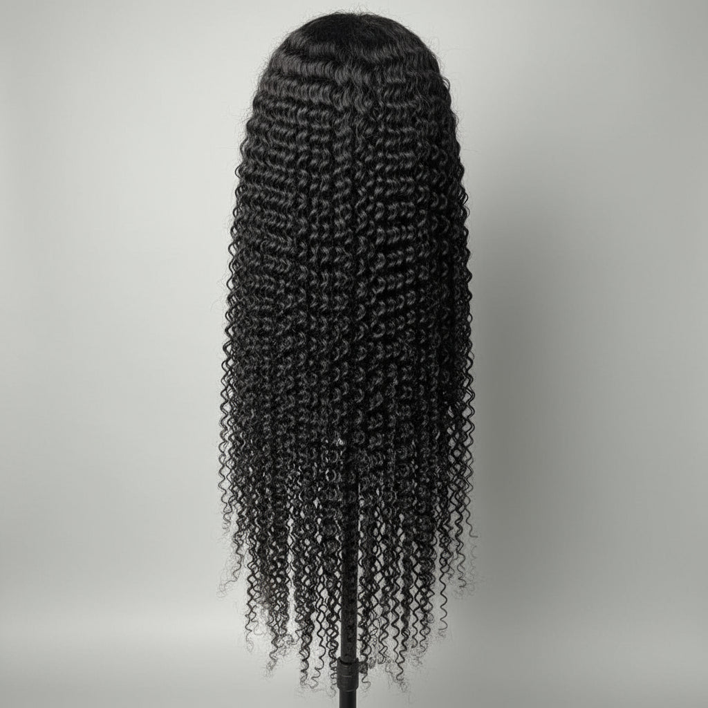 Kinky Curls Wig - Transparant